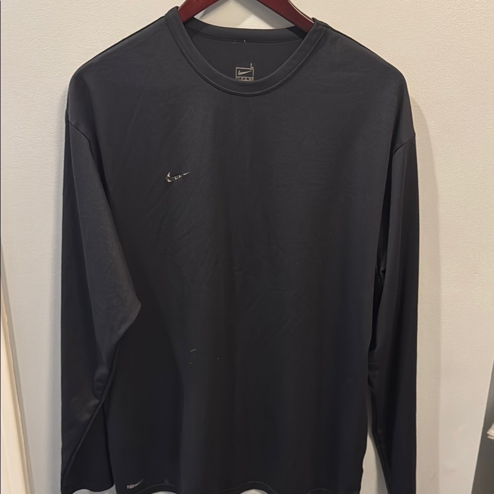 Nike Men's Black Long Sleeve Shirt